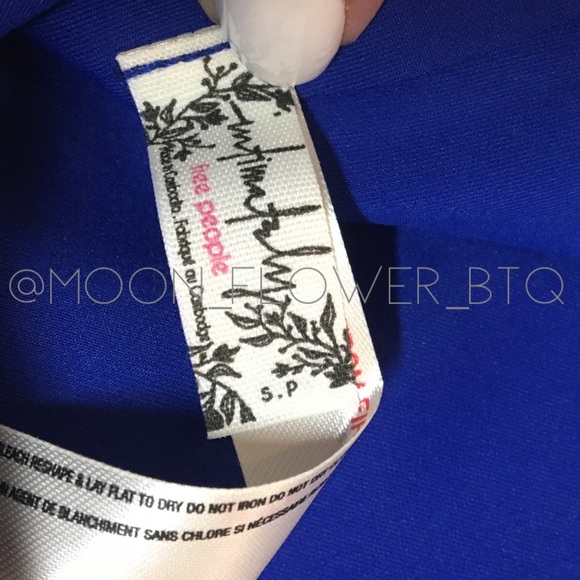 Free People x Revolve Neo Collection Nina Bandeau Tube Top Royal Blue SZ Small - Picture 7 of 8